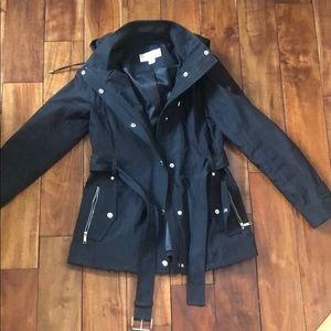 Michael Kors (Black) Belted Trench Coat